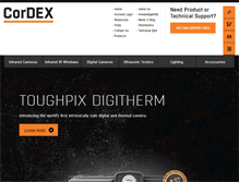 Tablet Screenshot of cord-ex.com